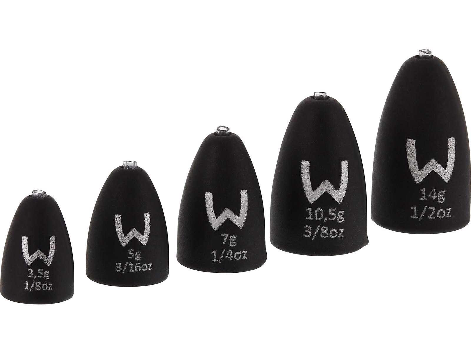 Westin Tungsten Bullet Weights Matte Black 7g 3szt. ciężarek