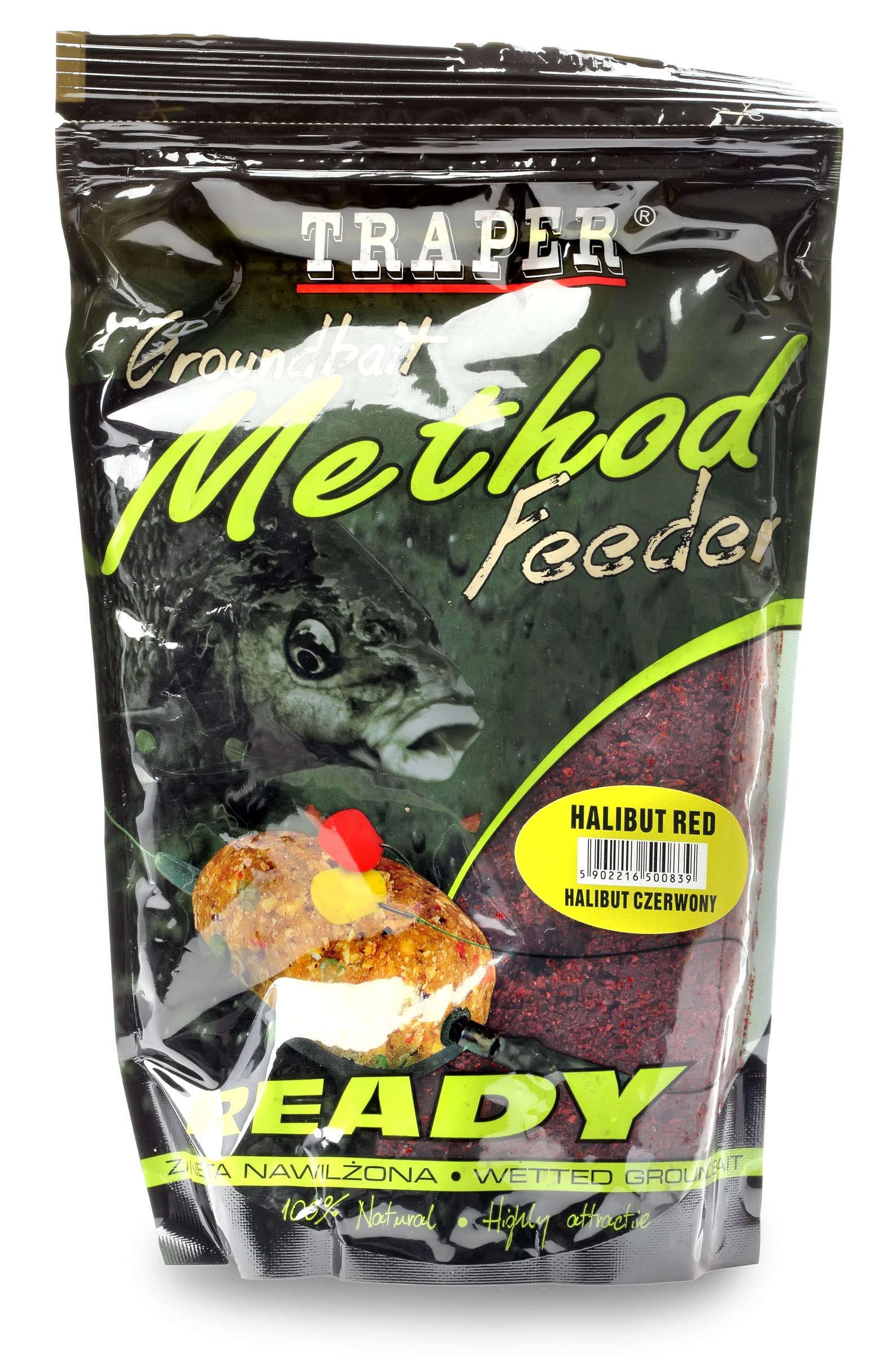 Traper MF Ready Halibut Czerwony 750g zanęta