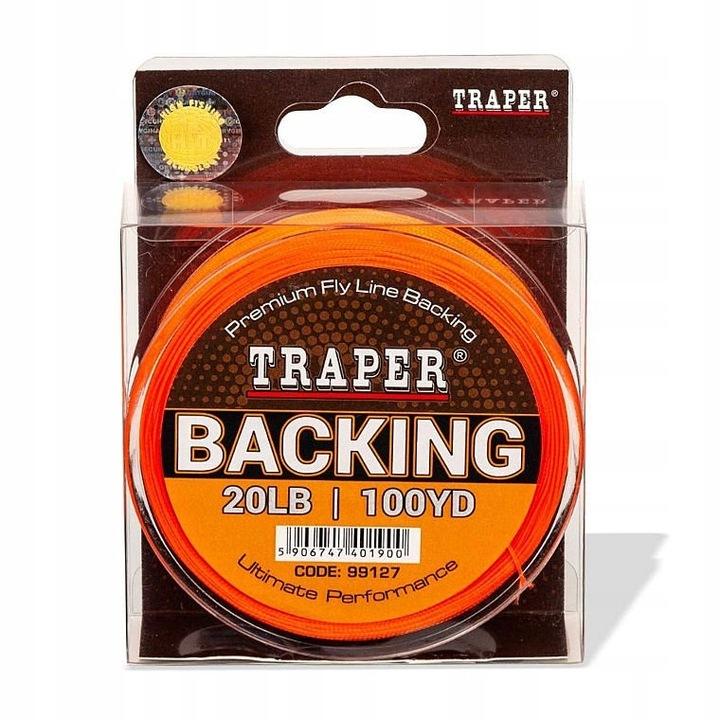 Traper Backing 20lb 100y podkład pomarańczowy