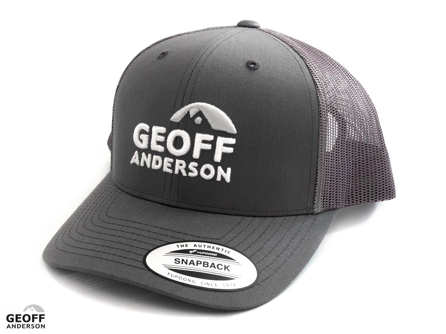 Geoff Anderson Snapback Grey czapka