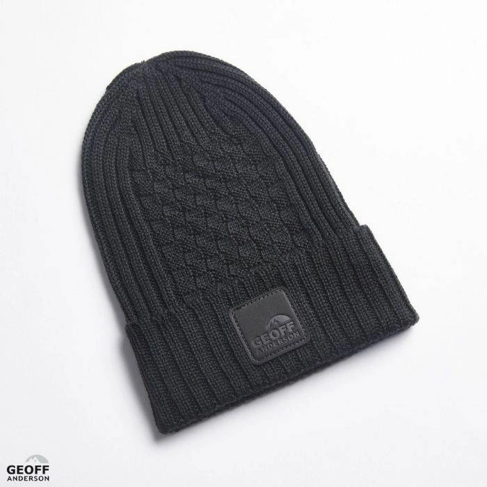 Geoff Anderson Wizwool Ulf Black czapka z wełny Merino