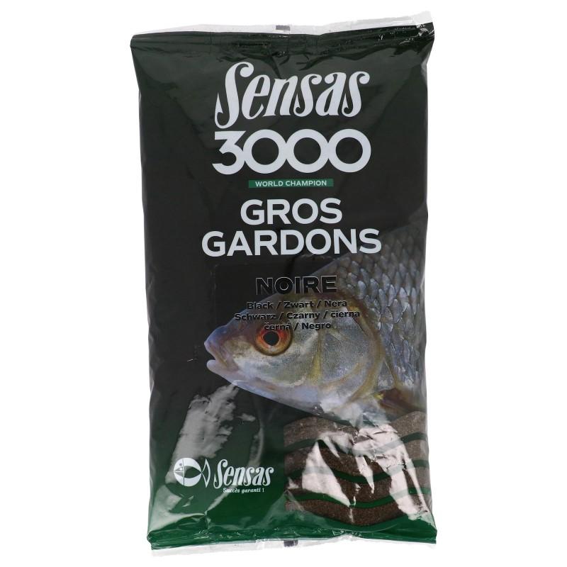 Sensas 3000 Gros Gardons Noire 1kg zanęta