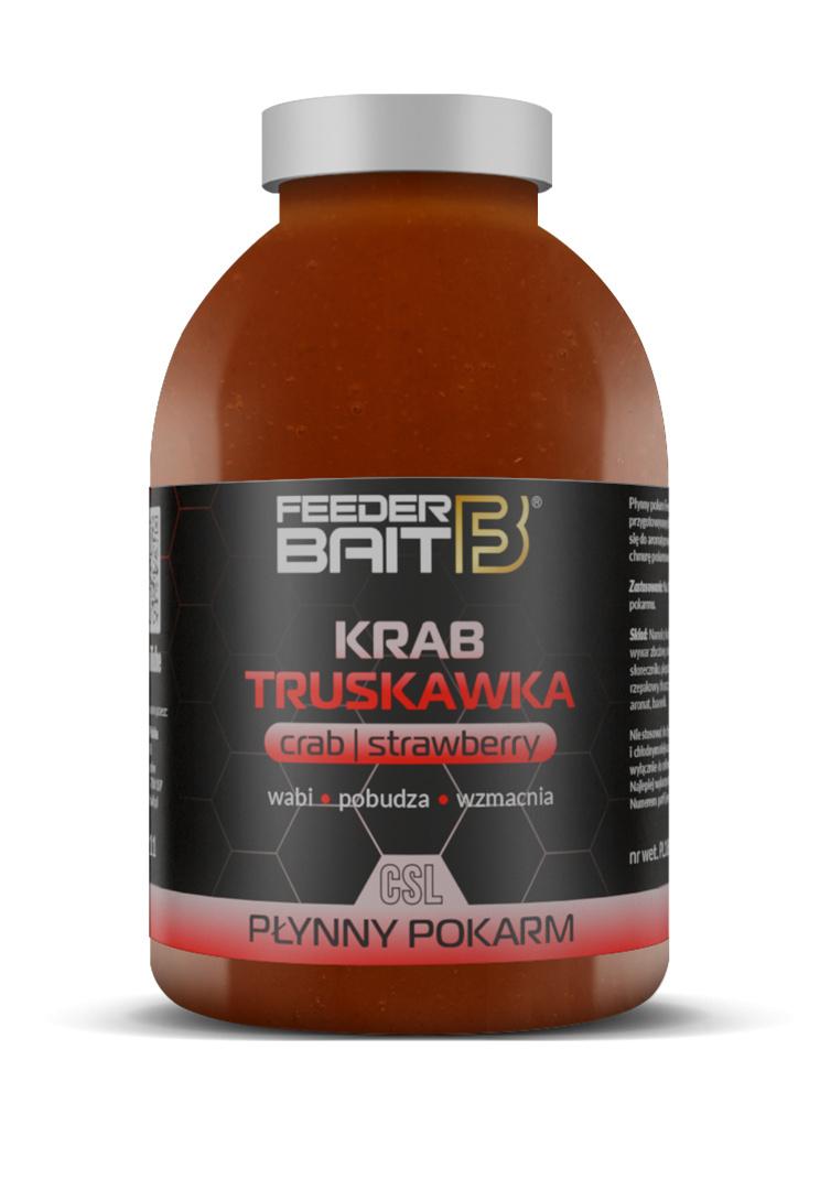Feeder Bait Krab Truskawka 250ml zalewa