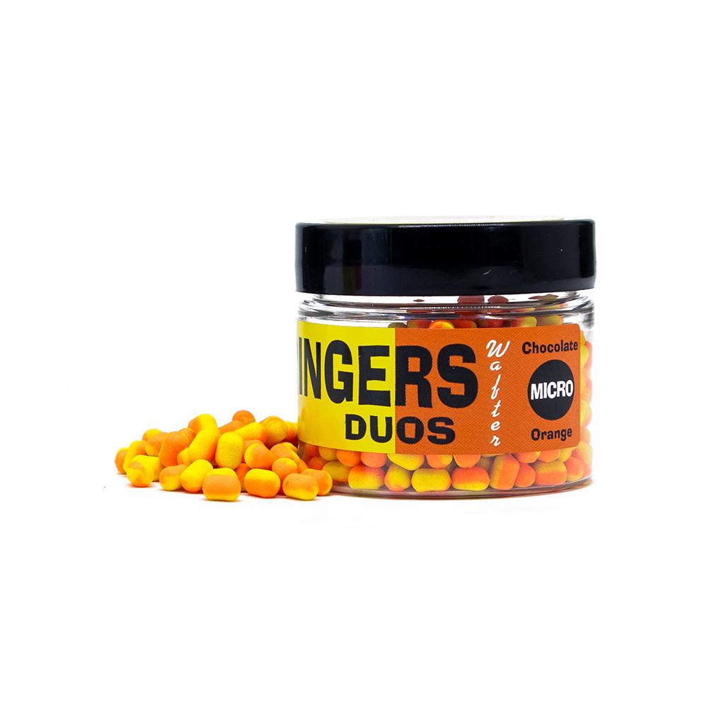 Ringers Micro Wafters Duos Orange Yellow 3mm
