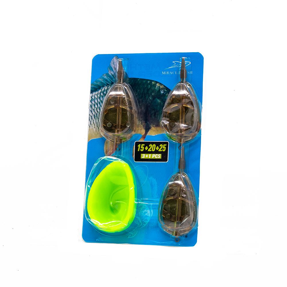 Miracle Fish Zestaw podajników z foremką 15g 20g 25g