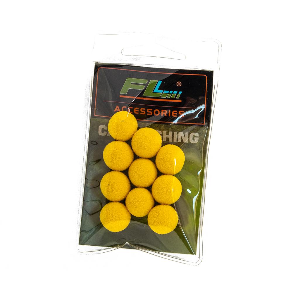 FL zestaw sztucznych kulek Pop-Up r.M Yellow 10szt.
