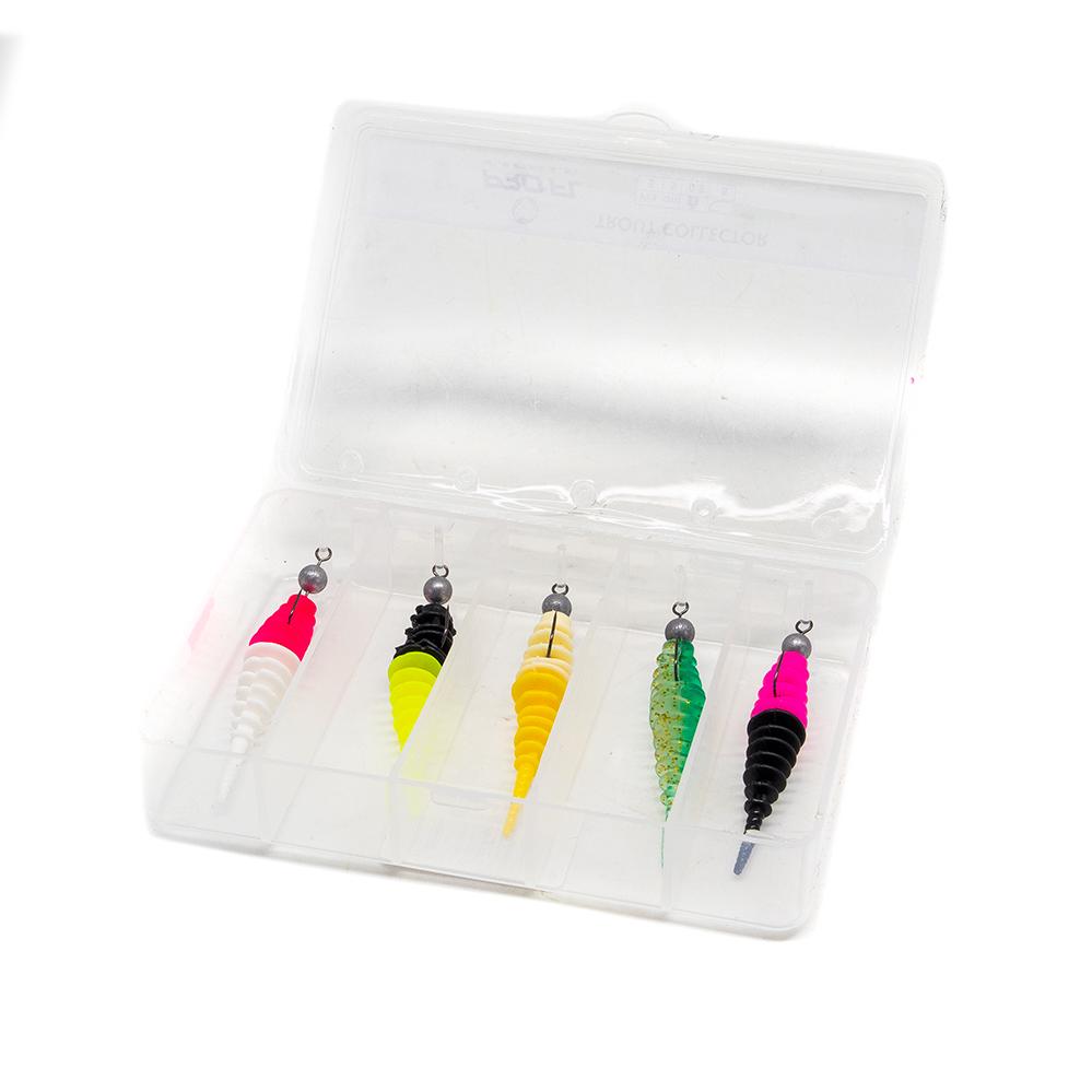 FL Mix Trout Collector przynety spinningowe zestaw pudełko