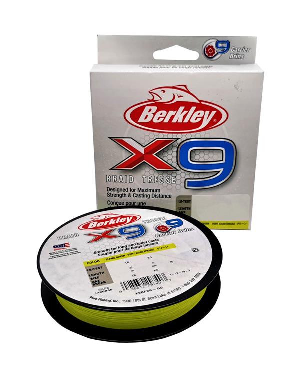 Berkley Plecionka x9 0.20mm 13.6kg 150m Flame Green 