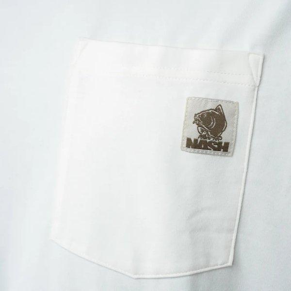 Nash Make It Happen Badge Pocket T-shirt Ecru XL koszulka