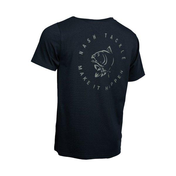 Nash Make It Happen Carp Logo T-shirt Black M koszulka