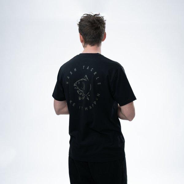 Nash Make It Happen Carp Logo T-shirt Black L koszulka