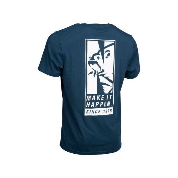 Nash Make It Happen Carp Logo T-shirt Navy Blue L koszulka