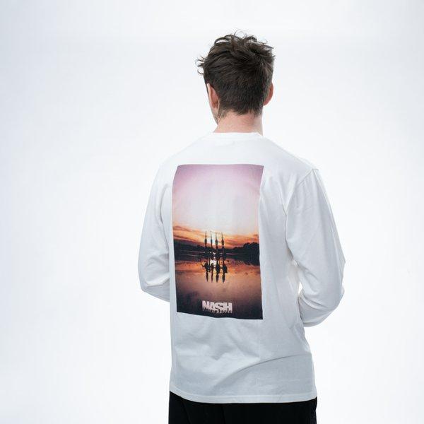 Nash Make It Happen Sunset Long Sleeve T-shirt Ecru XXL koszulka