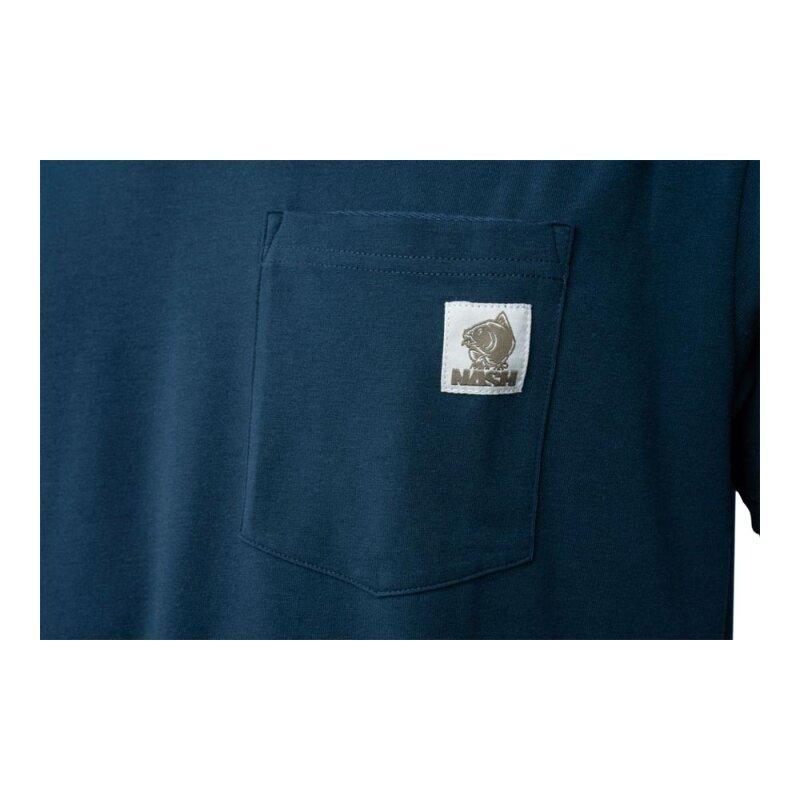 Nash Make It Happen Badge Pocket T-shirt Navy Blue S koszulka