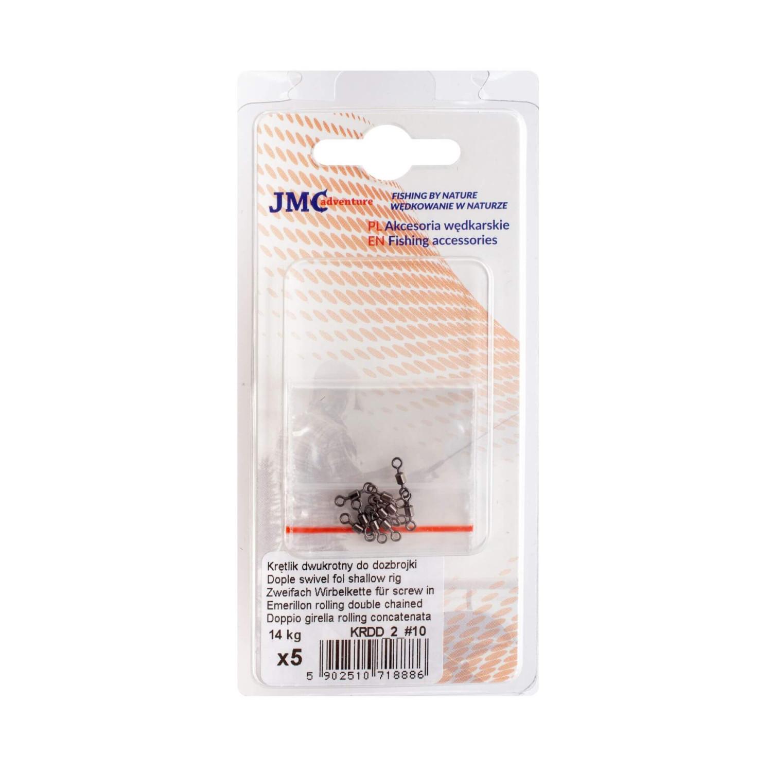 JMC Adventure Krętlik Dwukrotny do Dozbrojek 14kg 5szt