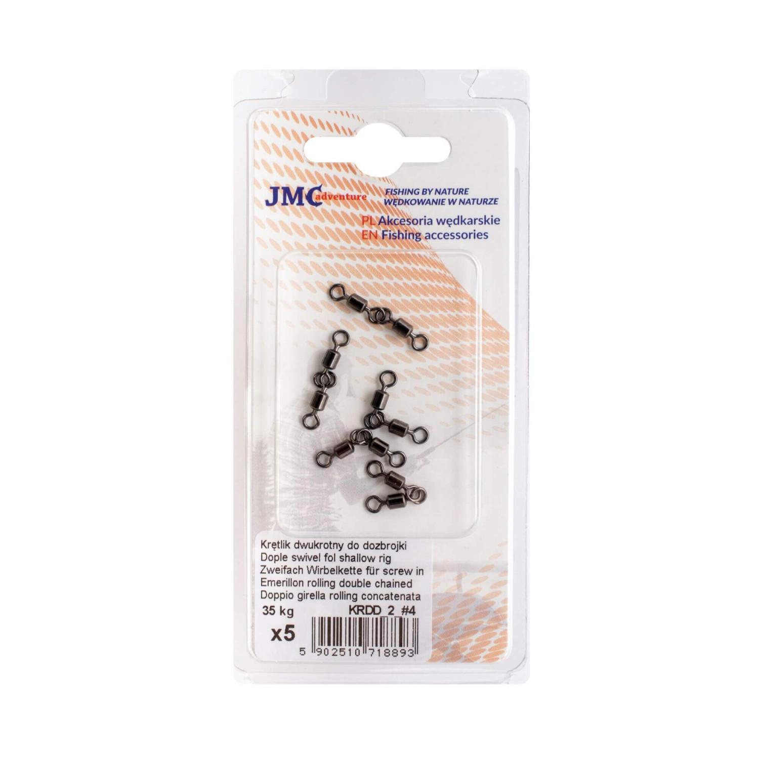 JMC Adventure Krętlik Dwukrotny do Dozbrojek 35kg 5szt