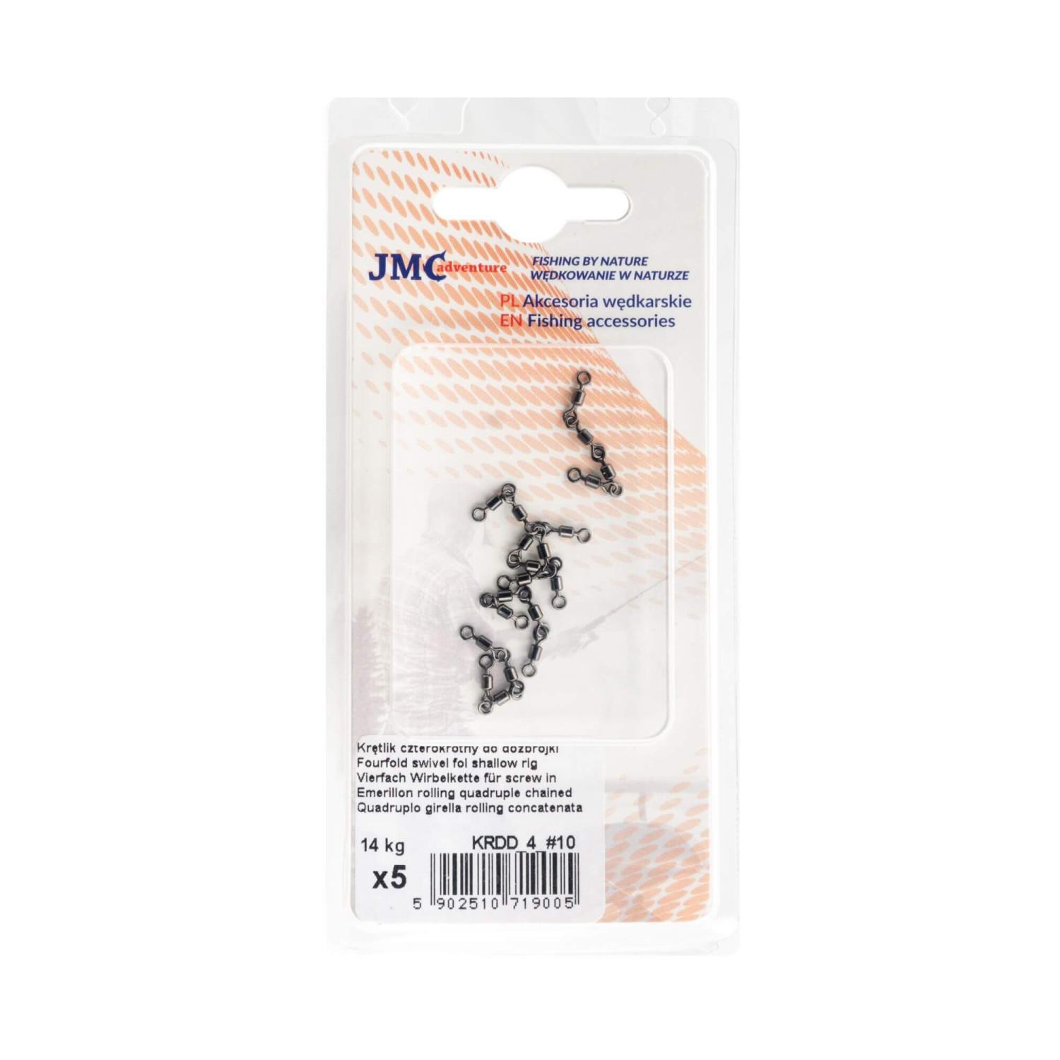 JMC Adventure Krętlik Czterokrotny do Dozbrojek 14kg 5szt