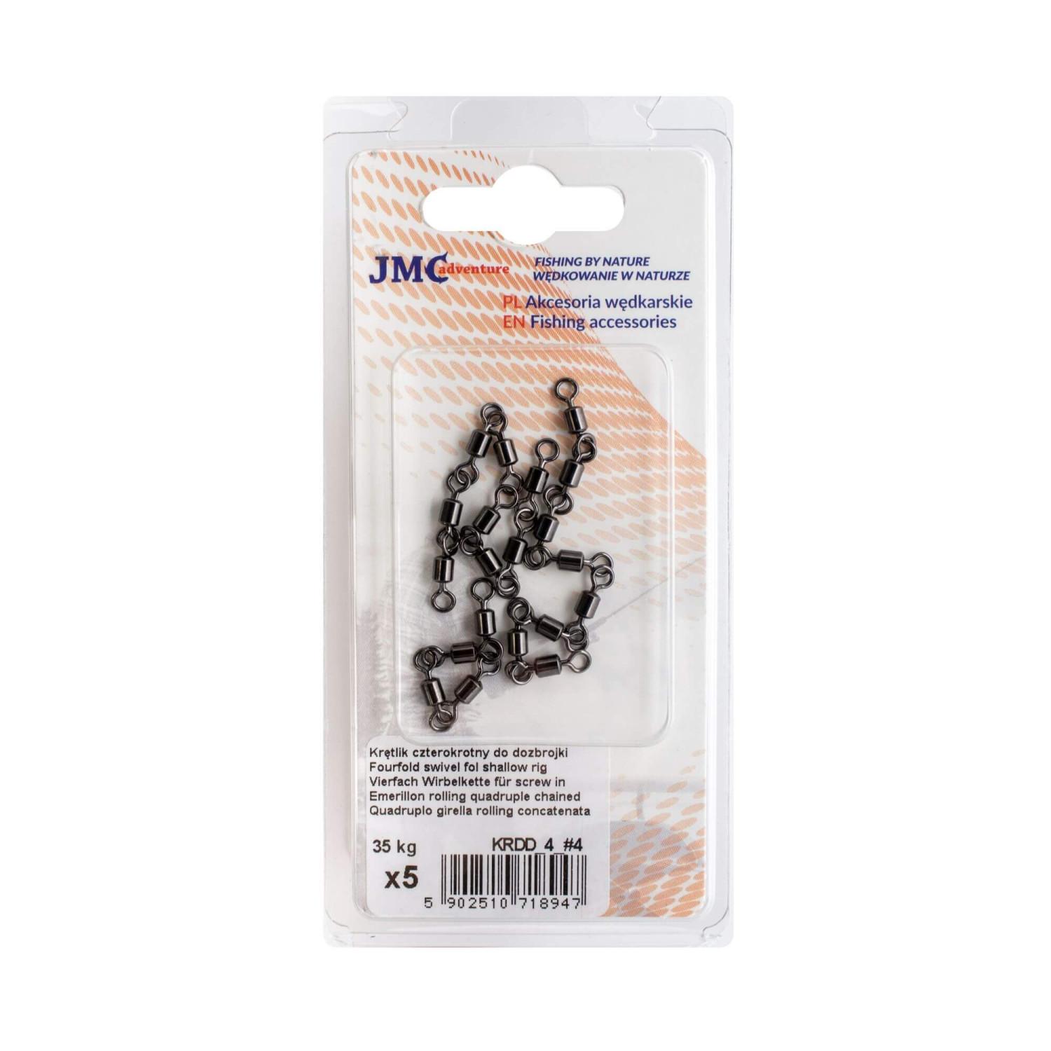 JMC Adventure Krętlik Czterokrotny do Dozbrojek 35kg 5szt