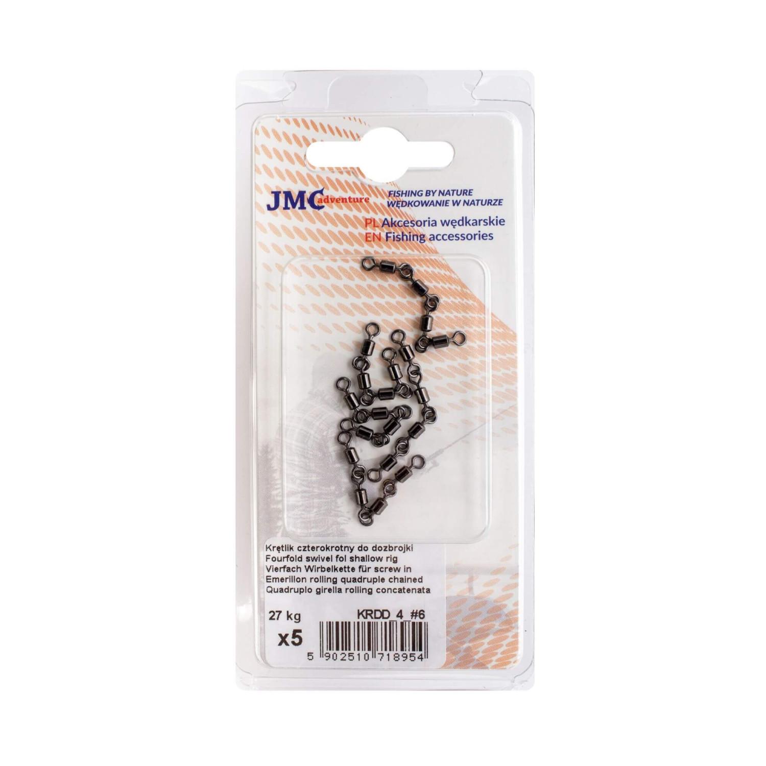 JMC Adventure Krętlik Czterokrotny do Dozbrojek 27kg 5szt