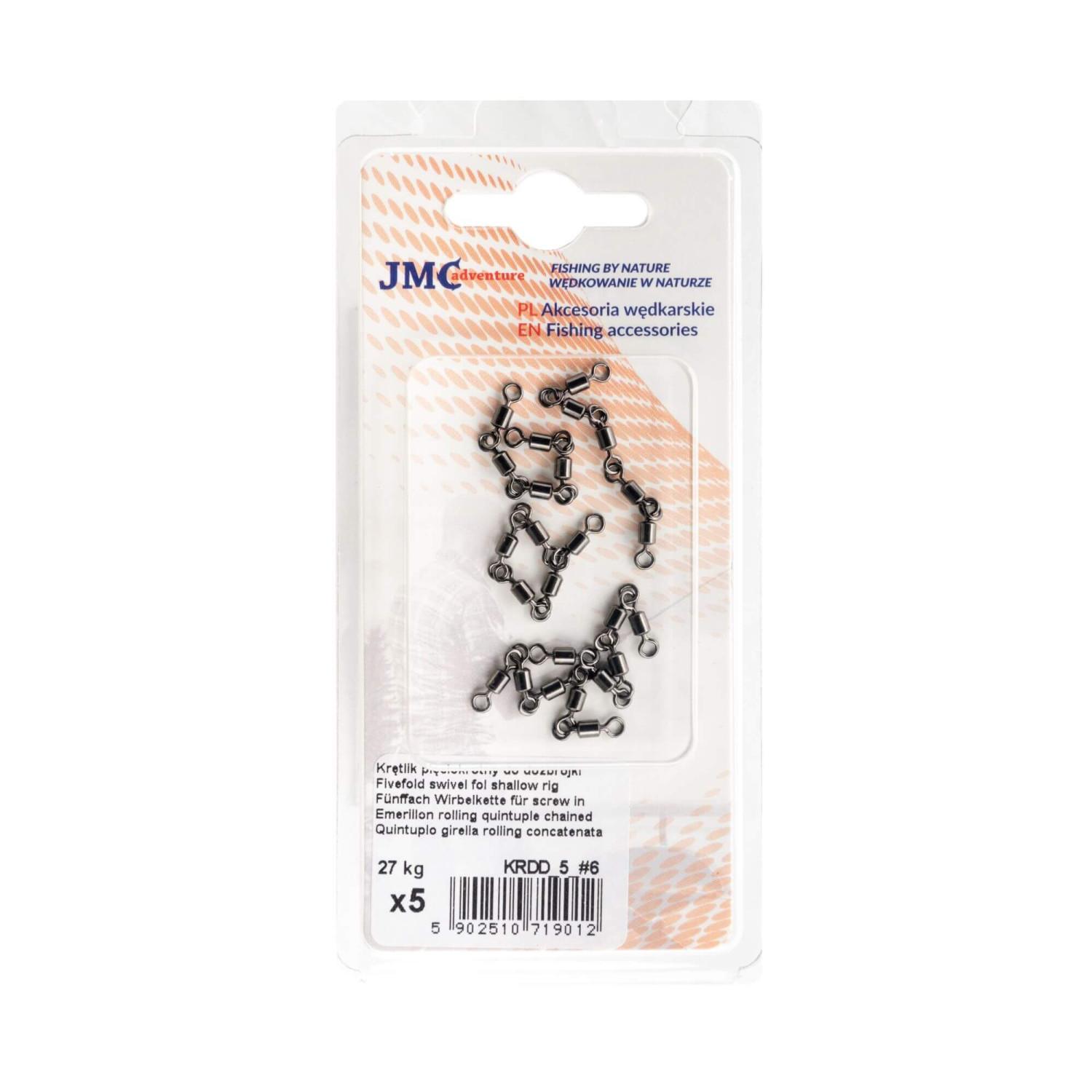JMC Adventure Krętlik Pięciokrotny do Dozbrojek 14kg 5szt