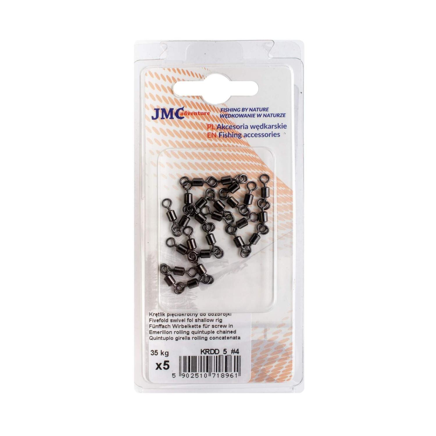 JMC Adventure Krętlik Pięciokrotny do Dozbrojek 35kg 5szt