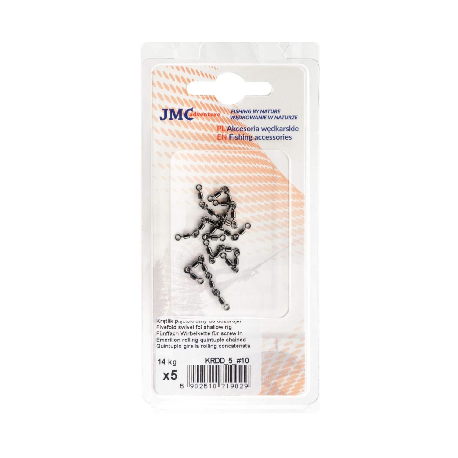 JMC Adventure Krętlik Pięciokrotny do Dozbrojek 27kg 5szt