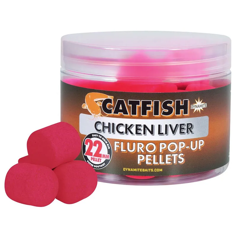 Dynamite Baits Chicken Liver Fluoro Pop-Up 22mm