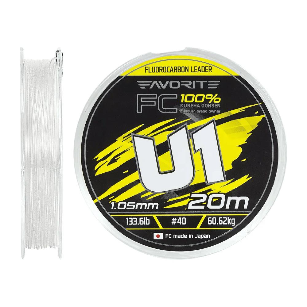 Favorite U1 FC 1.05mm 20m fluorocarbon