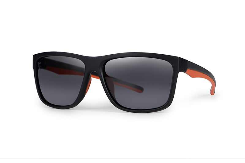 Fox Collection Orange-Black Shades Grey Lens okulary