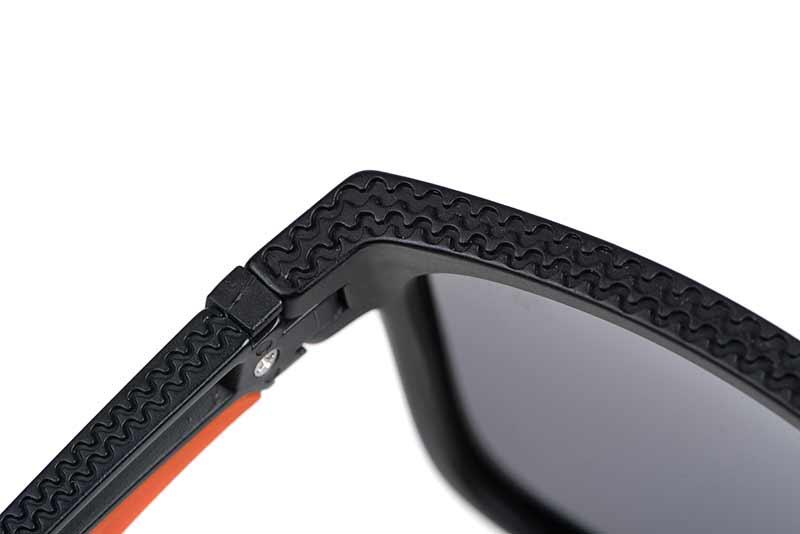 Fox Collection Orange-Black Shades Grey Lens okulary