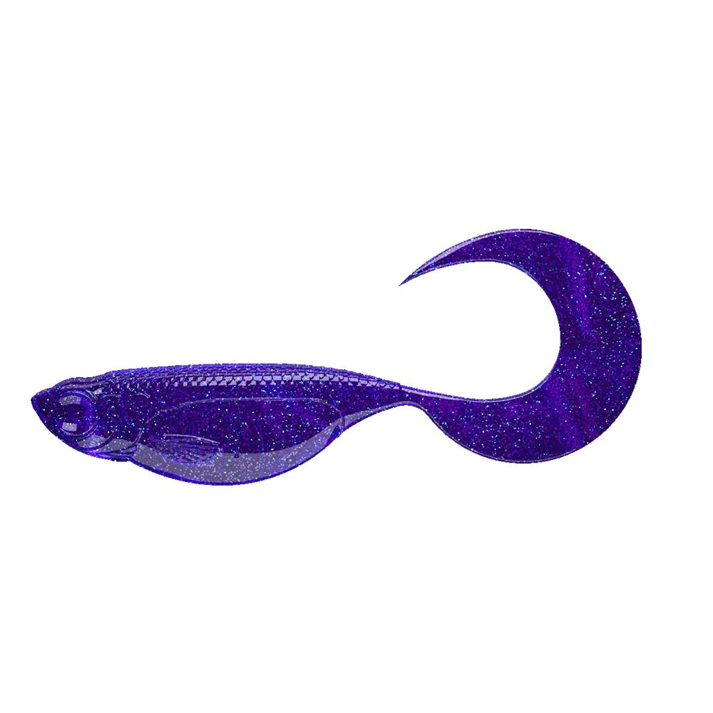 Libra Lures Embrion Shad Twist Tail 2.5" 020 Electro Fish