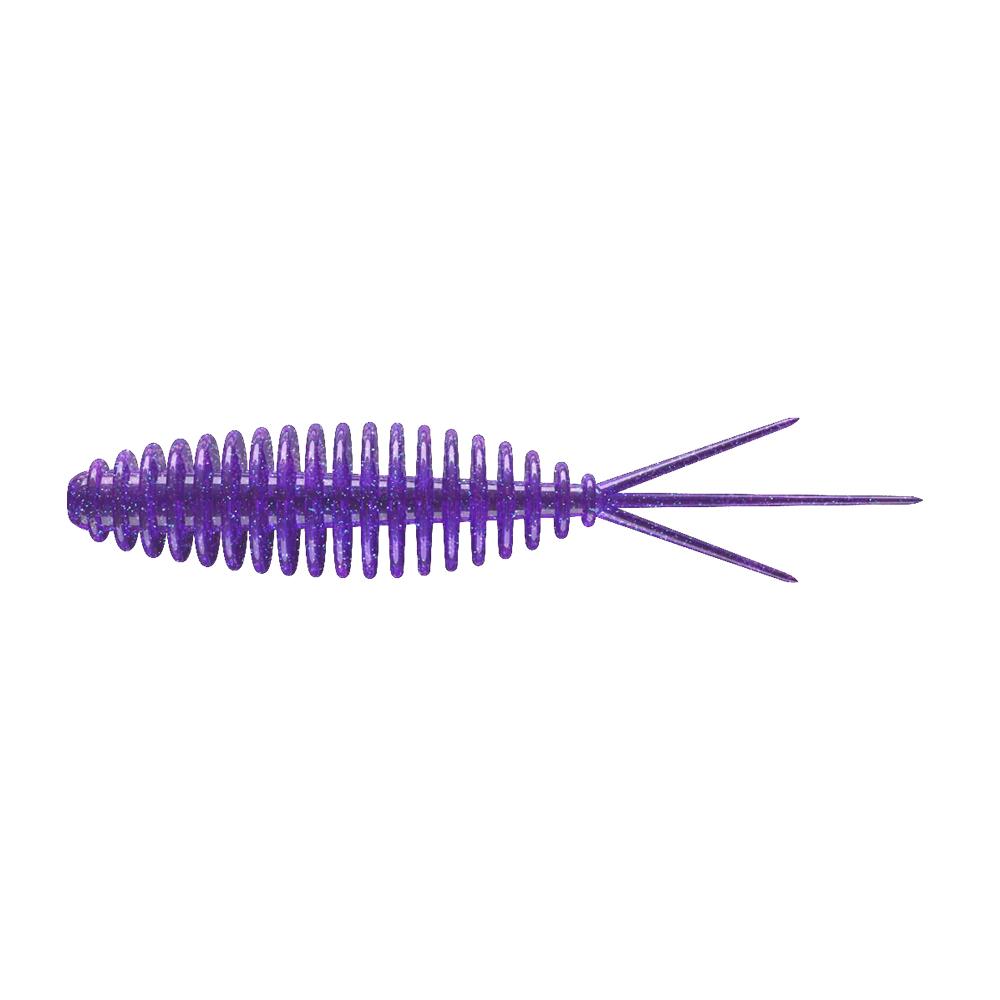 Libra Lures Turbo Worm 56 020 Purple With Glitter Cheese