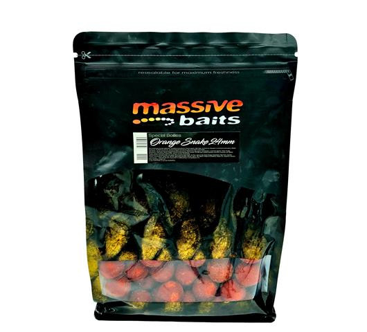Massive Baits Orange Snake 24mm Kulki 1kg
