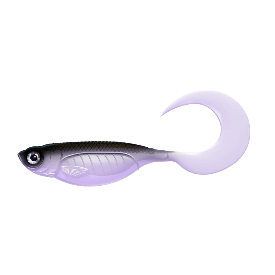 Libra Lures Embrion Twist Tail 7" 120 Violet Shine No Scent