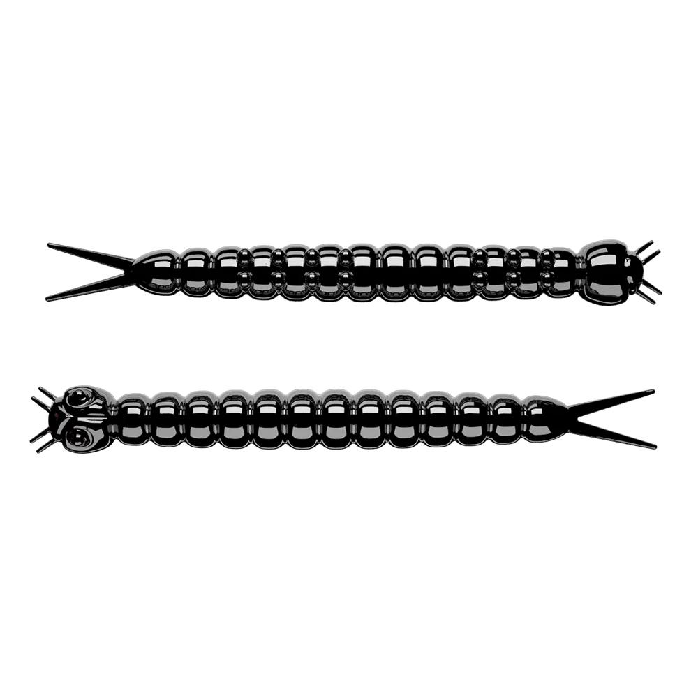 Libra Lures Slight Worm 38mm 040 Black Cheese
