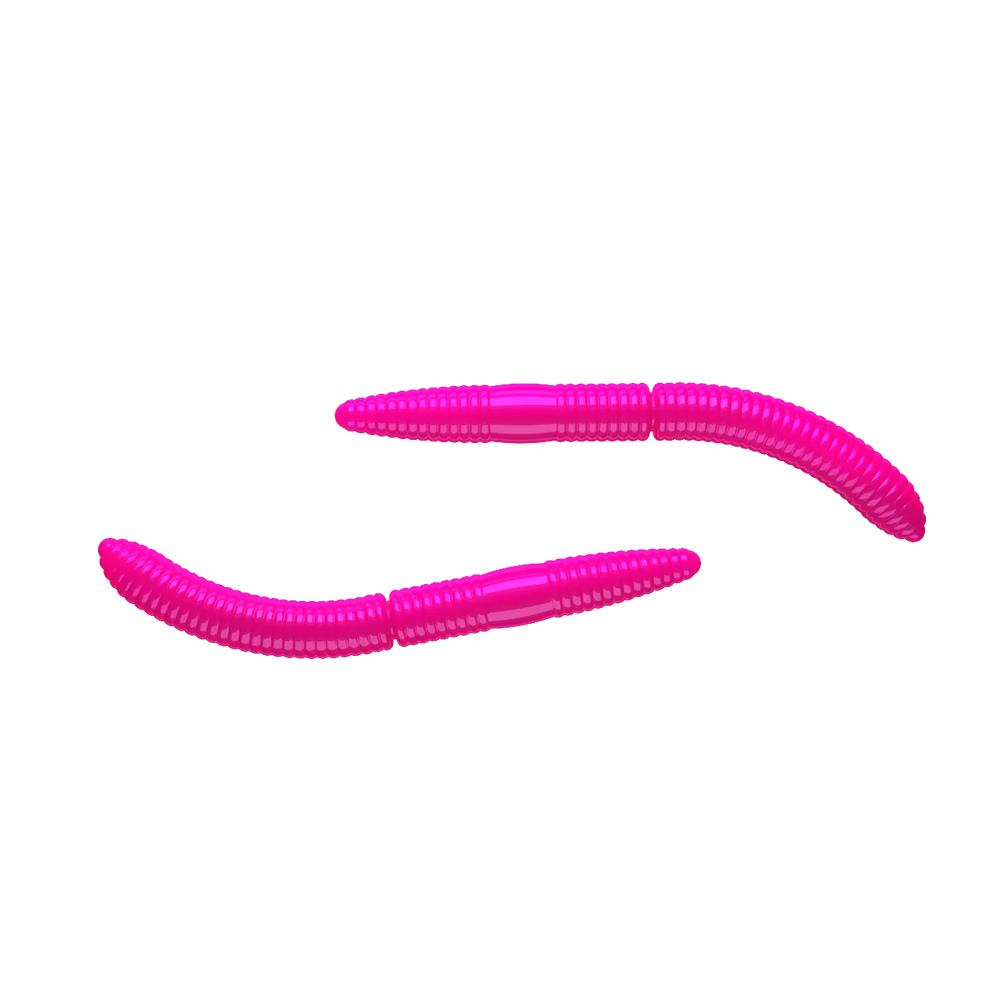 Libra Lures Fatty D'Worm 65 019 Hot Pink Cheese