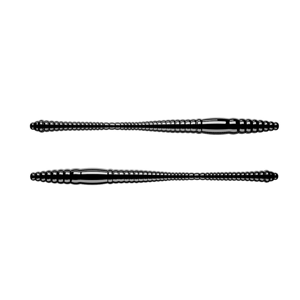 Libra Lures Dying Worm 70mm 040 Black Cheese