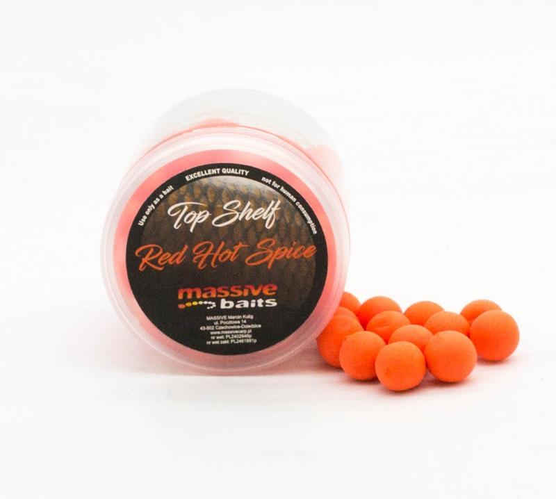 Massive Baits Top Shelf Pop Ups Red Hot Spice 14mm