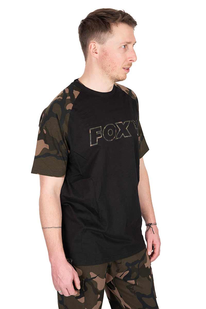 Fox Black Camo Outline T-Shirt r.XL koszulka