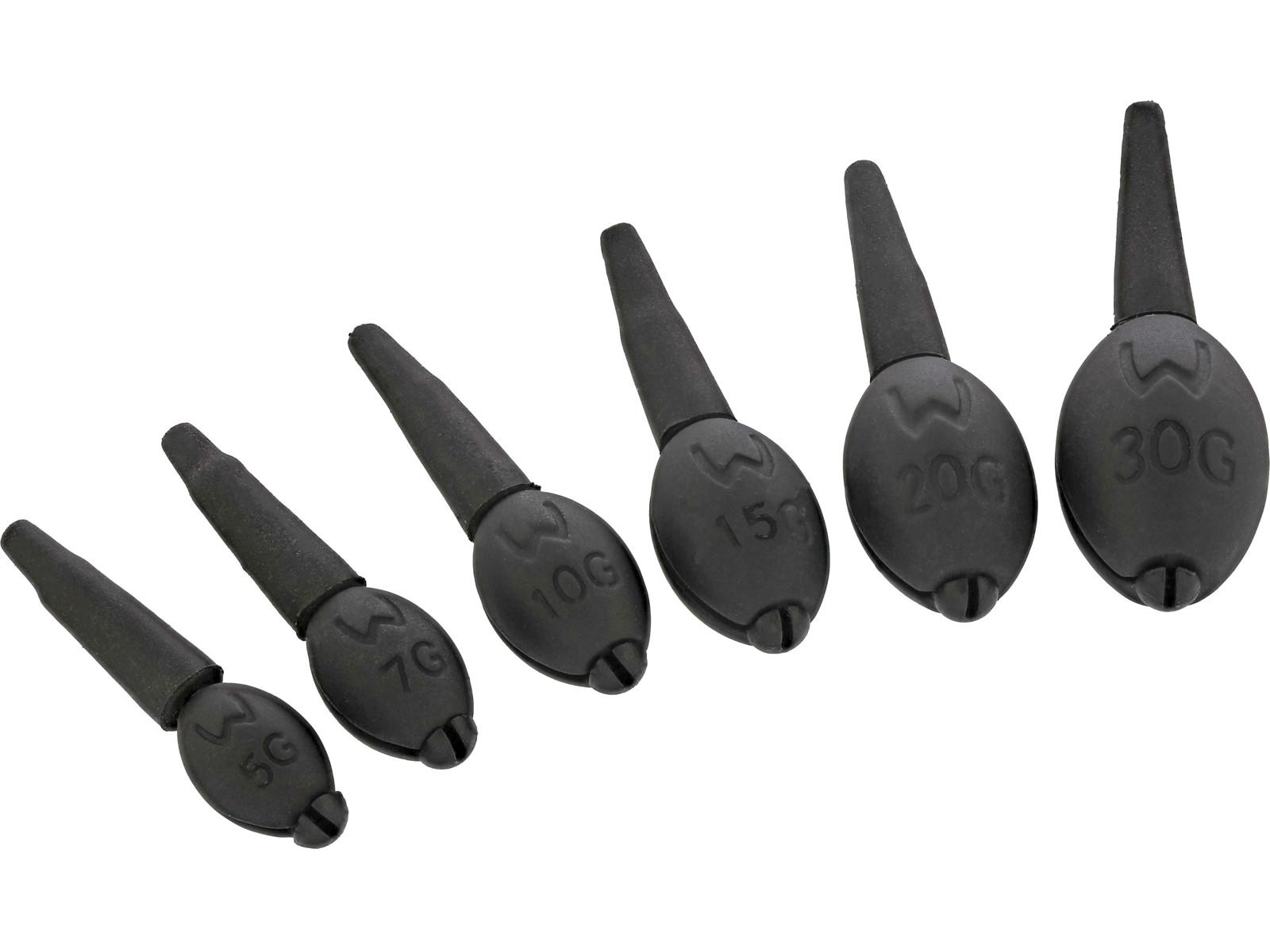 Westin Float Weights Matte Black 5g 4szt. ciężarki