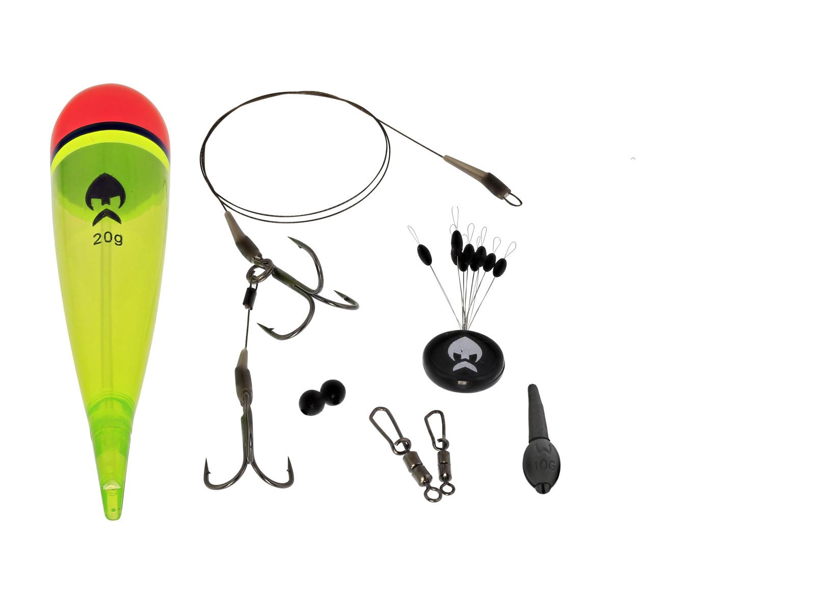 Westin Pike Float Kit 10g r.6 + r.8 Semi Barbed 0.32mm 14kg 50cm zestaw szczupakowy