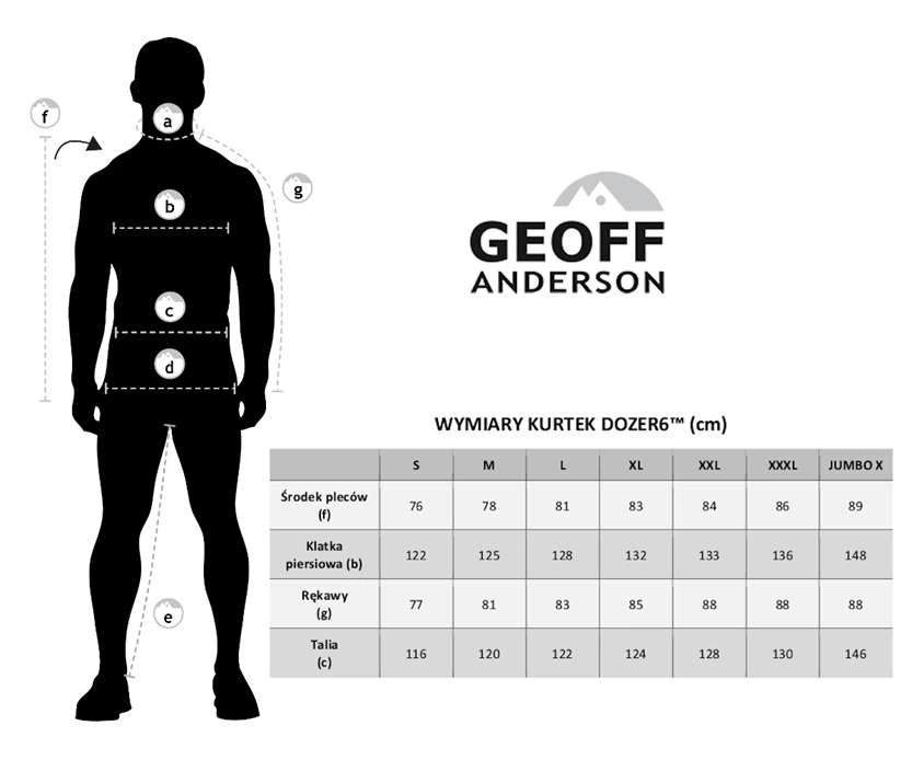 Geoff Anderson Dozer 6 Moss r.L kurtka Geoff Anderson Dozer 6 Moss r.L kurtka