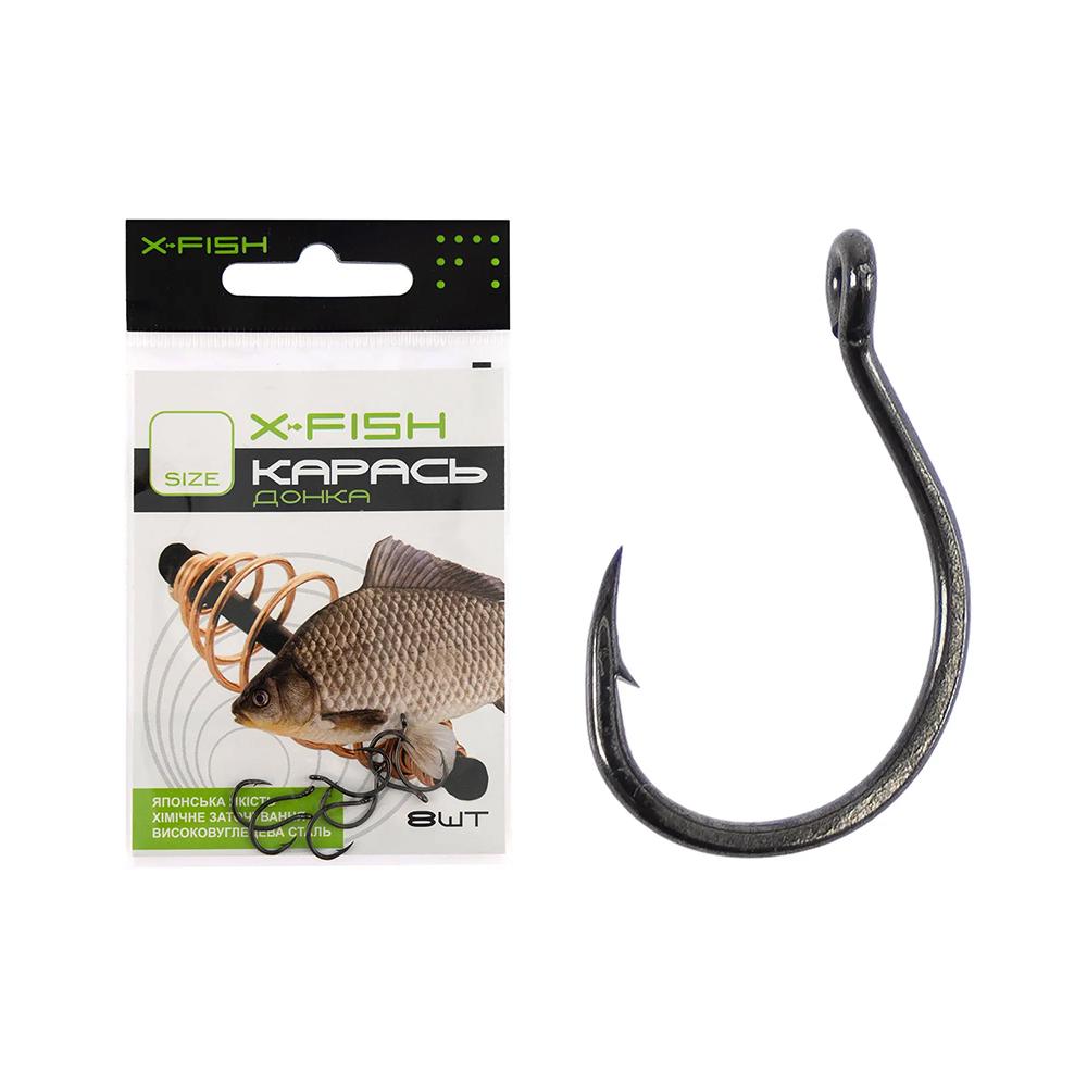 X-Fish Rigs r.10 8szt. haczyki