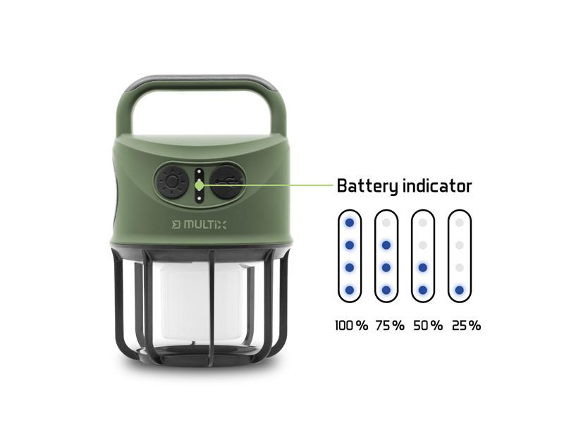 Deplhin Multix 4400mAh lampa kampingowa