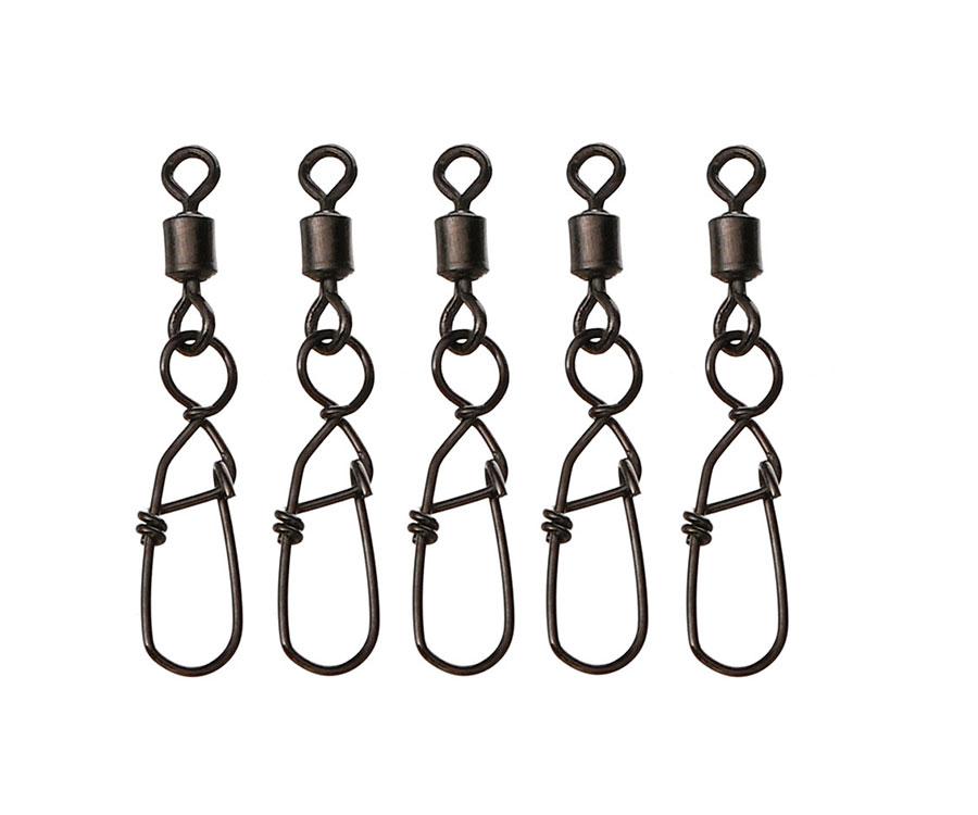 Flagman Feeder German Snap Link Swivels S 5szt. agrafka z krętlikiem