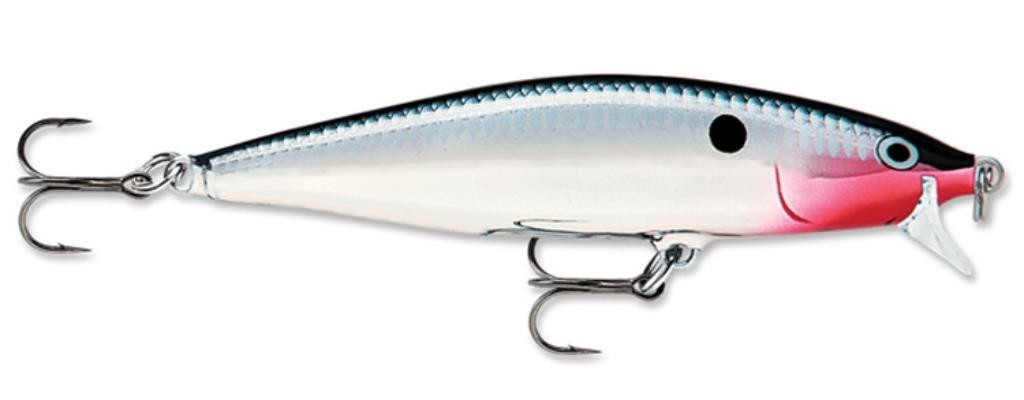 Rapala Flat Rap FLR08 8cm 7g CH Chrome wobler