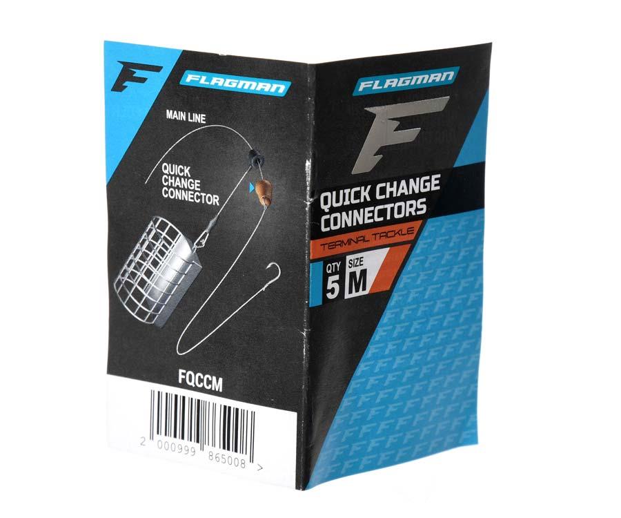Flagman Quick Change Connectors M 5szt. łącznik przyponu