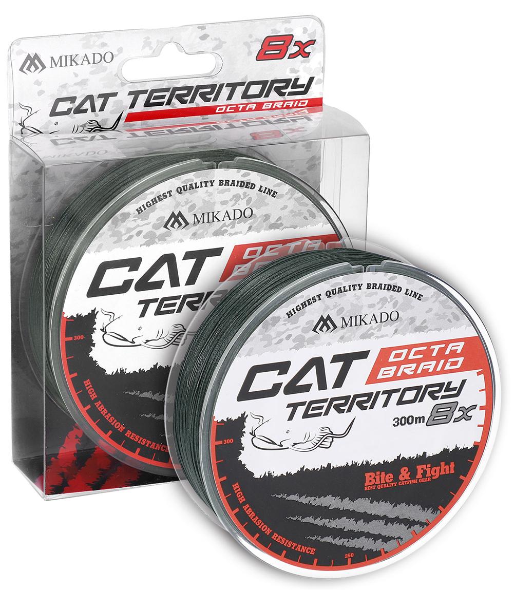 Mikado Cat Territory Octa Braid 0.40mm 39.8kg 300m zielona plecionka