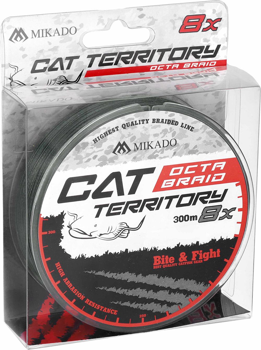 Mikado Cat Territory Octa Braid 0.50mm 53.3kg 300m zielona plecionka