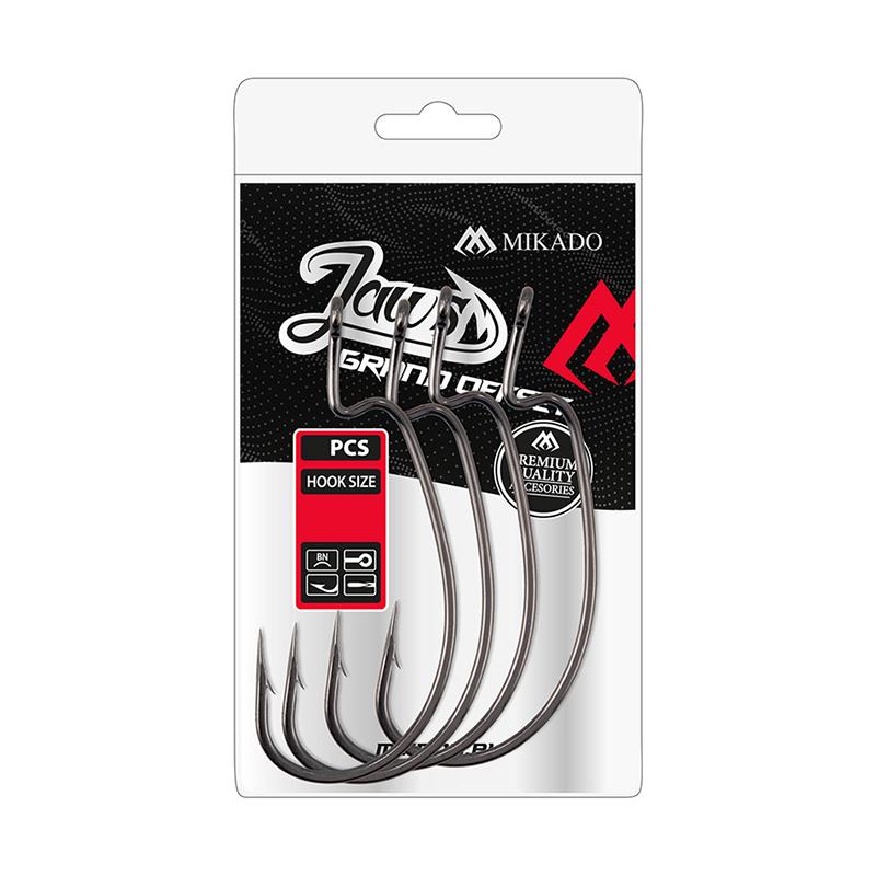 Mikado JAWS Grand Offset r.8/0 4szt. hak